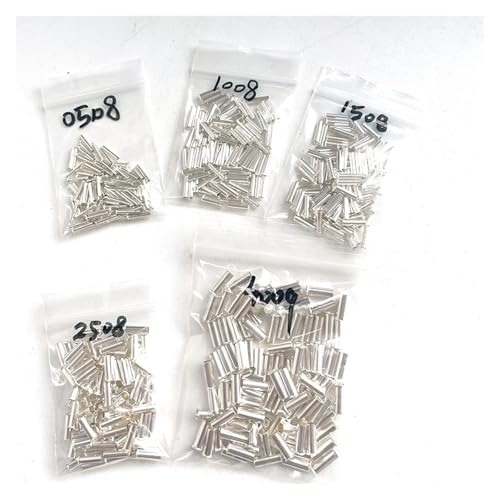 ITCLEYMDZV 500 Pcs/Lot Copper Tube-Shaped Terminals Wire Copper Crimp Connector 12-22AWG Insulated Cord Pin End von ITCLEYMDZV