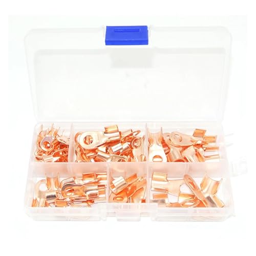 ITCLEYMDZV 70pcs Copper Battery Cable Connector Terminal Open Lugs Wire Terminals OT-10A OT-20A OT-30A OT-40A OT-50A von ITCLEYMDZV