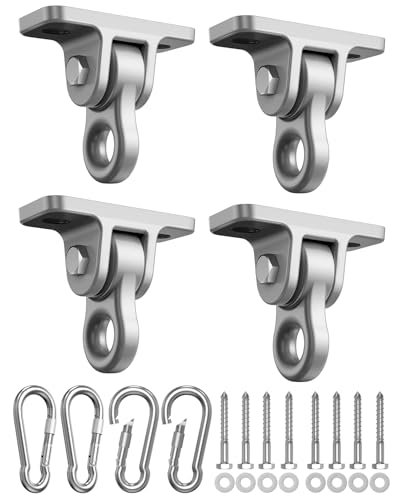ITCPRIM Robuste Schaukelaufhänger aus Holz, für Veranda, Schaukel, Hängeset, feste Schaukel, Antenne, Yoga, Hängesessel, Innen- und Außenbereich, korrosionsbeständig, Aluminiumlegierung ITCPRIM Robuste Schaukelaufhänger aus Holz, für Veranda, Schaukel, Hängeset, feste Schaukel, Antenne, Yoga, Hängesessel, Innen- und Außenbereich, korrosionsbeständig, Aluminiumlegierung von ITCPRIM