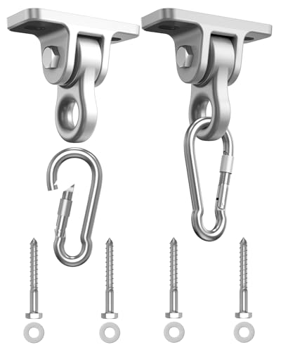ITCPRIM Robuste Schaukelaufhänger aus Holz, für Veranda, Schaukel, Hängeset, feste Schaukel, Antenne, Yoga, Hängesessel, Innen- und Außenbereich, korrosionsbeständig, Aluminiumlegierung ITCPRIM Robuste Schaukelaufhänger aus Holz, für Veranda, Schaukel, Hängeset, feste Schaukel, Antenne, Yoga, Hängesessel, Innen- und Außenbereich, korrosionsbeständig, Aluminiumlegierung von ITCPRIM