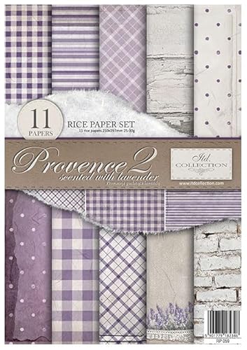 ITD Collection RP059 Reispapier, Provence 2, 21x30x0,15cm von ITD Collection