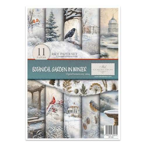 ITD Collection - Reispapier Decopatch - Decoupage Papier - Motivpapier für Serviettentechnik - Rice Paper Sheets - A4 29,7 x 21 cm - Botanical Garden in Winter - RP-081 ITD Collection - Reispapier Decopatch - Decoupage Papier - Motivpapier für Serviettentechnik - Rice Paper Sheets - A4 29,7 x 21 cm - Botanical Garden in Winter - RP-081 von ITD Collection
