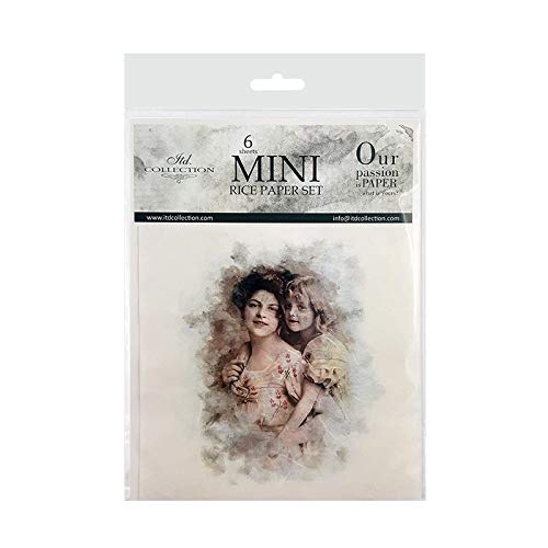 ITD Collection - Mini Reispapier Kreatives Set 14,8 x 14,8 cm (6 Blätter), Decoupage Reispapiere für Basteln, Papier zum Dekoration, Mehrfarbig (RSM022) ITD Collection - Mini Reispapier Kreatives Set 14,8 x 14,8 cm (6 Blätter), Decoupage Reispapiere für Basteln, Papier zum Dekoration, Mehrfarbig (RSM022) von ITD Collection
