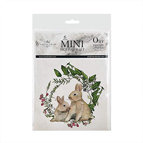 ITD Collection RSM038 reispapier, Papier, 14,8 x 14,8 cm von ITD Collection