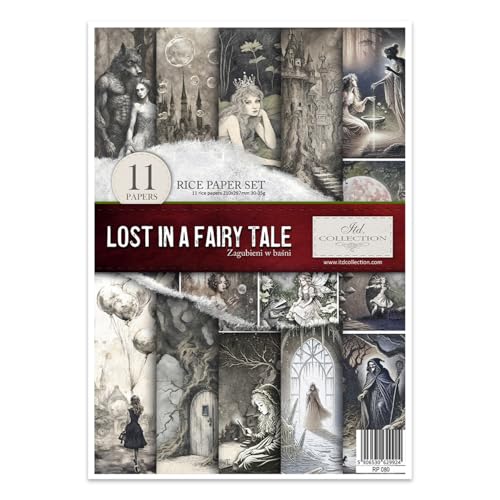 ITD Collection - Reispapier Decopatch - Decoupage Papier - Motivpapier für Serviettentechnik - Rice Paper Sheets - A4 29,7 x 21 cm - Lost in a Fairy Tale - RP-080 ITD Collection - Reispapier Decopatch - Decoupage Papier - Motivpapier für Serviettentechnik - Rice Paper Sheets - A4 29,7 x 21 cm - Lost in a Fairy Tale - RP-080 von ITD Collection
