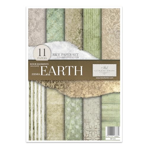 ITD Collection - Decoupage Papier A4 - Decopatch Papier 29,7 x 21 cm - Scrapbooking - Dekorpapier für DIY Alben Bullet Journals (RP010) von ITD Collection