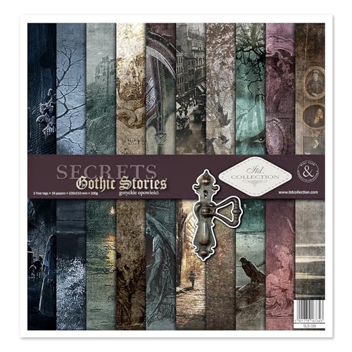 ITD Collection - Decoupage Papier - Decopatch Papier 310 x 320 mm - Scrapbooking - Dekorpapier für DIY Alben Bullet Journals (SLS039) von ITD Collection