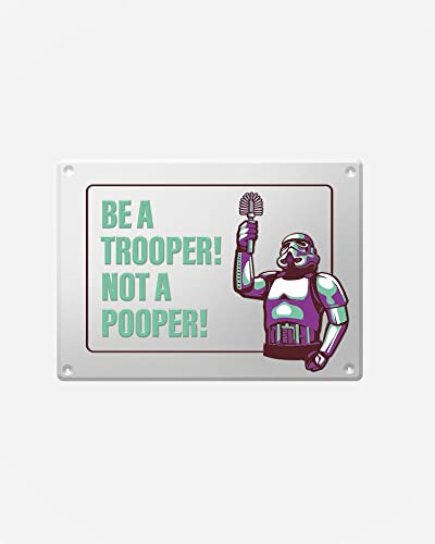 ITEMLAB Original Stormtrooper Metallschild Stormpooper von iTEMLAB