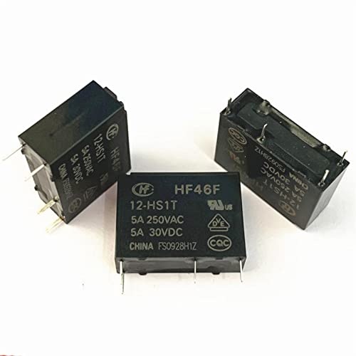 20 Teile/los HF46F-G- 5/12/24-HS1-HS1T 7A 5A 4Pin 250VAC 30VDC 5V 12V 24V DC Relais HF46F-12-HS1 Orignal Neue(HF46F- 12 -HS1) von ITFOWIYD
