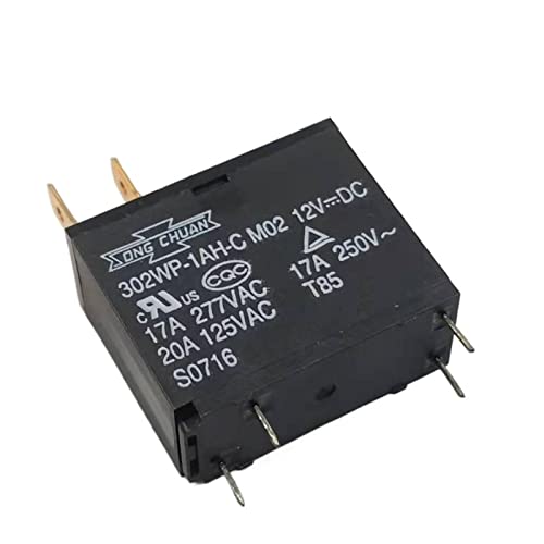 5 STÜCKE Original Neue Relais 302WP-1AH-C M02/M07 und Alternative JQX-62F-012-1H for Warmwasserbereiter Mikrowelle DC12V 4PIN(JQX-62F-012-1H Bulk) von ITFOWIYD