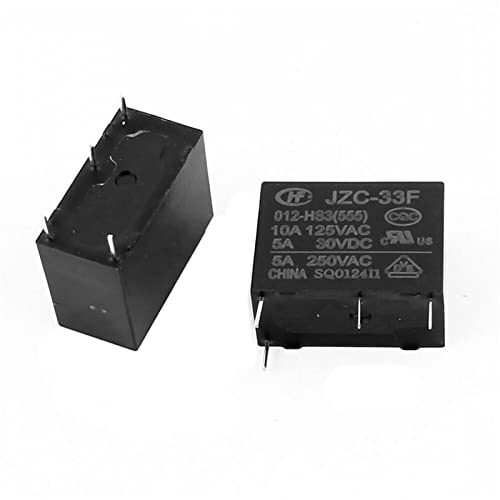 50 Teile/los leistungsrelais HF33F JZC-33F-005-HS3 JZC-33F-012-HS3 JZC-33F-024-HS3 5A250VAC 4PIN(5V) von ITFOWIYD