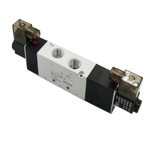 ITFOWIYD 1 Stücke 4V430C-15 5 Ports 3 Position Dual Magnet Pneumatische Luftventil 1/2 "" BSPT(DC12V) von ITFOWIYD