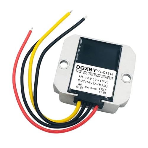 ITFOWIYD 12 V bis 13,8 V 1 A 2 A 3 A 4 A 5 A Power-Boost-Modul DC 9 V ~ 13 V bis 13,8 V Booster-Stromrichter(12V to 14V 1A) von ITFOWIYD