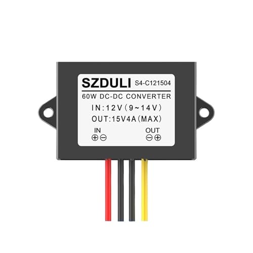 ITFOWIYD 12V bis 15V DC-Leistungsregler 9-14V bis 15V Auto-Power-Boost-Modul DC-DC-Transformator(12V to 15V 4A) von ITFOWIYD