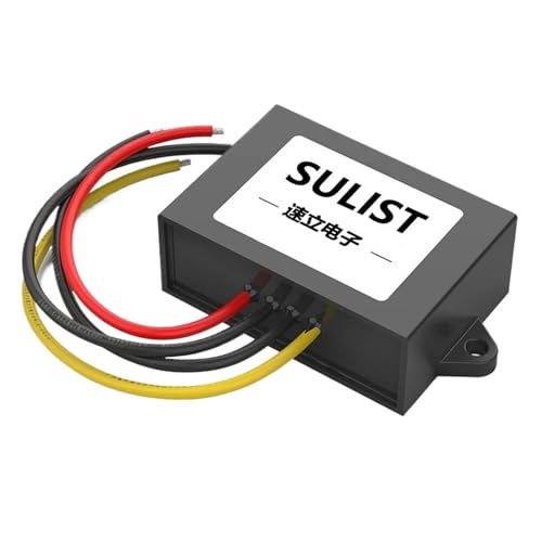 ITFOWIYD Auto 10-36V bis 12V13.8V/15V/19V20V/24V Spannungsregler DC zu DC Buck-Boost-Netzteil Reglermodul 8AWasserdicht(OUTPUT5A,10V-36V-19V) von ITFOWIYD