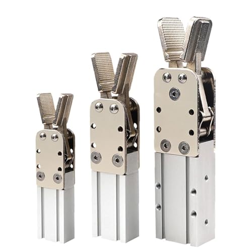ITFOWIYD Pneumatic Cylinder Gripper for Robotic Machines Single-Acting Double-Acting Manipulator End Clamps 2015D 1615D(2015D-L) von ITFOWIYD