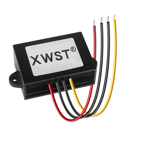 ITFOWIYD Stromrichter 9~72V 12V24V36V48V60V auf 6V DC DC Step Down Wechselrichter Buck Spannungsregler Wasserdicht for Auto-LED(1A ABS Plastic L) von ITFOWIYD