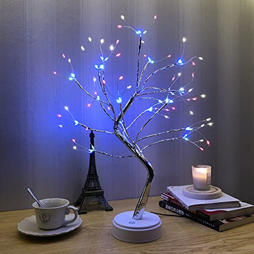 ITICdecor Feuerwerk, Bonsai, Baum, Licht, 108 LEDs, USB, batteriebetrieben, Dekoration, Innen, Außen, Schlafzimmer, Weihnachten, Muttertag, Schlafzimmer, Geschenk, mehrfarbig von ITICdecor