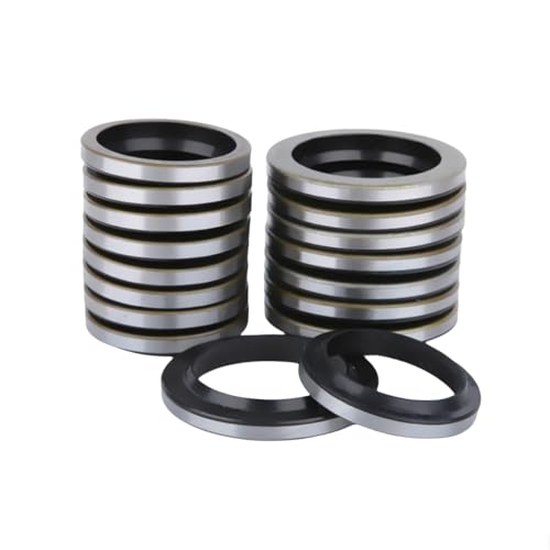 1 Stück GA-Staubdichtring mit Metallgehäuse – Zylinderöldichtung aus Nitrilkautschuk, 45 mm – 56 mm Innendurchmesser, Einzellippenvorrichtung(45x53.5x5/8) von ITITI