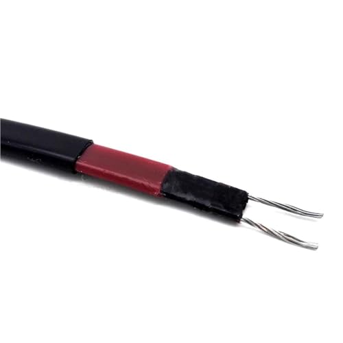 1 Stück Kohlefaser-Heizdraht – 48 V DC elektrische Strahlungsheizung for warme Böden, flexibler Hochtemperaturdraht(2 meters) von ITITI