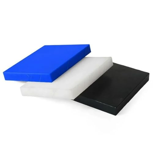 1 Stück hochfeste PA6-Nylonplatte – 100 x 200 mm, 2–30 mm dick, blau/weiß/schwarz – for Zahnräder, Buchsen und Heimwerkerprojekte(Black,100x200mmx2mm) von ITITI