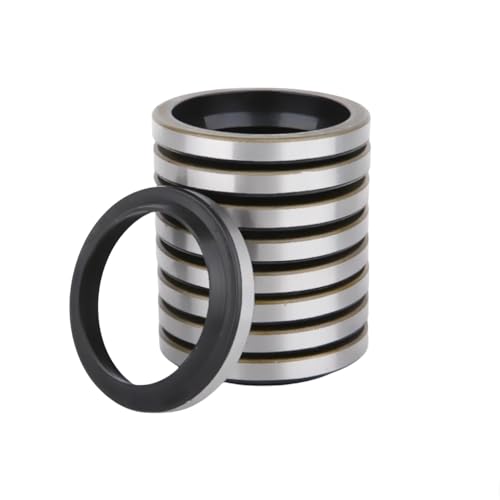 GA Staubdichter Ring mit Metallgehäuse – Dichtungsring for Zylinderöldichtungen, 26–33 mm Innendurchmesser, Nitrilkautschuk und Eisengehäuse, 1 Stück(32x40x4/7) von ITITI