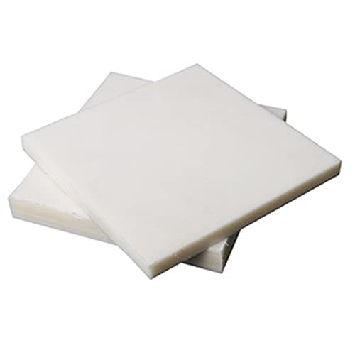 Hochfeste Polyamidplatte – 1 Stück PA-Nylonplatte for Isolierung und Heimwerkerarbeiten – anpassbare Kunststoffplatte(8x300x300mm) von ITITI