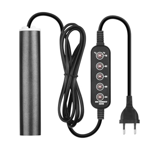 ITIY Mini Aquarium Heizung 50W, Kleine Aquarium Heizung mit 2 Saugnäpfen Temperaturkontrolle für 10-50L Meerwasser und Süßwasser ITIY Mini Aquarium Heizung 50W, Kleine Aquarium Heizung mit 2 Saugnäpfen Temperaturkontrolle für 10-50L Meerwasser und Süßwasser von ITIY