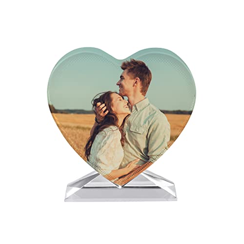 Glasfoto Personalisiert Glas mit eigenem Bild Herzform 2D Glas Individuelle Kristallglas Foto Benutzerdefiniert Fotorahmen mit Wunschfoto Fotogeschenk für Geburtstag Weihnachten Valentinstag Glasfoto Personalisiert Glas mit eigenem Bild Herzform 2D Glas Individuelle Kristallglas Foto Benutzerdefiniert Fotorahmen mit Wunschfoto Fotogeschenk für Geburtstag Weihnachten Valentinstag von ITODA
