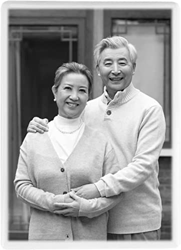 ITODA Grabstein mit Foto Gedenktafel Porzellan Grabplatte Personalisiert Porzellanbild mit Bild Gedenkstein Mensch Trauertafel Individuell Fotogravur Grabschmuck Oval Grabbild Urnengrab Friedhof Grab von ITODA