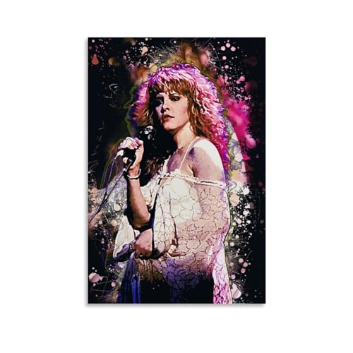 Stevie Nicks Poster Dekorative Malerei Leinwand Wandkunst Wohnzimmer Poster Schlafzimmer Malerei, Leinwand Kunst Poster Und Wandkunst Bilddruck Moderne Familienzimmer Dekor 08x12inch(20x30cm) von ITOMEN