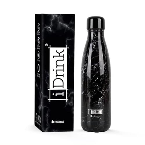 ITOTAL Botella térmica MARBLE BLACK 500ml von ITOTAL