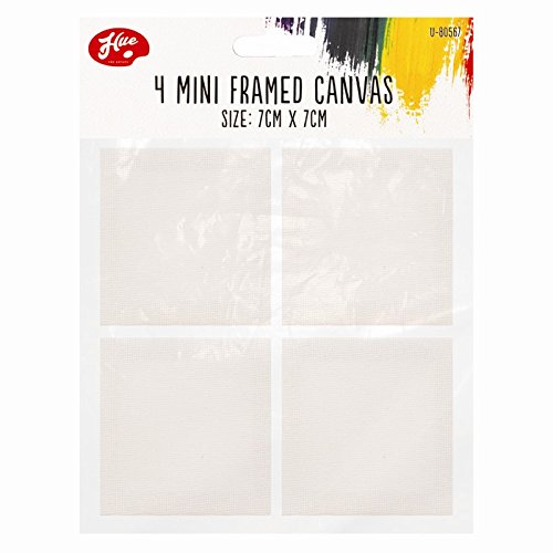 treues u-80567 Mini Künstler Leinwand, 7 cm x 7 cm (4 Stück) von Stalwart