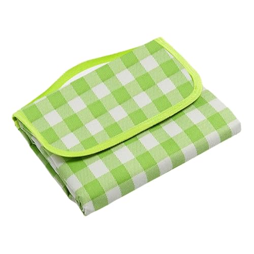 ITRHJTGP Picknickdecke Feuchtigkeitsbeständige Picknickmatte, Tragbare Frühlingsausflugs-Campingmatte, Verdickte Vliesmatte, Leichte Klappmatratze, Strandmatte for Den Außenbereich(Green,2X3.0M) von ITRHJTGP