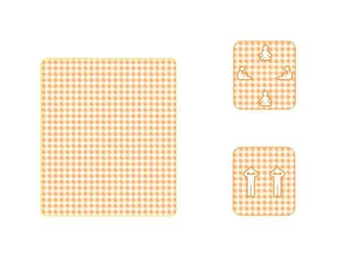 ITRHJTGP Picknickdecke Outdoor-Campingmatte, Picknickmatte, wasserdichte und feuchtigkeitsbeständige tragbare Zelt-Isomatte for den Strand, doppelseitige Aluminiumfolie(Yellow-M) von ITRHJTGP