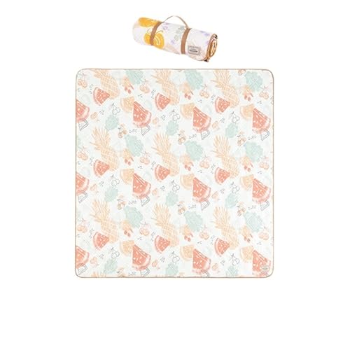 ITRHJTGP Picknickdecke Picknickmatte, Feuchtigkeitsbeständige Matte, Verdickte Übergroße Dachmatte for Den Außenbereich, Campingzelt Im Inneren, Spezieller Teppich(Pink-L) von ITRHJTGP