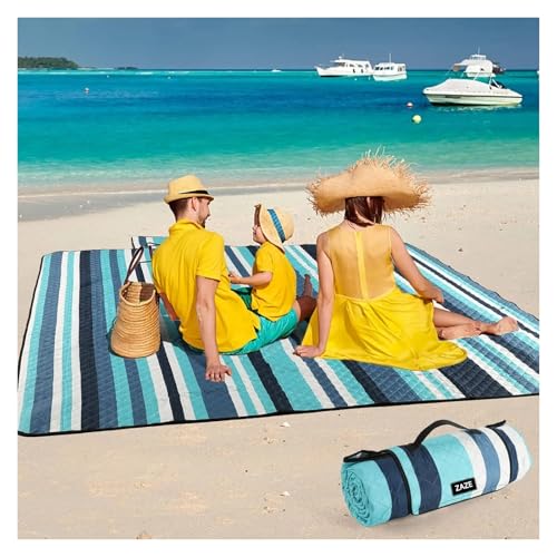 ITRHJTGP Picknickdecke Stranddecke Picknickdecken Wasserdicht Sanddicht Mit Heringen Extra Groß Maschinenwaschbar, Faltbar Zubehör(Red) von ITRHJTGP