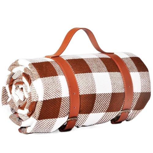 ITRHJTGP Picknickdecke wasserdichte Picknickmatte for den Außenbereich, Camping-Strandmatte, bunt, kariert, gestreift, rechteckig, Schlafdecke, Wohnzimmerteppich(C,150x200cm) von ITRHJTGP