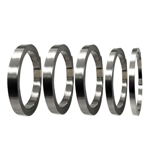 Nickelband Nickel Streifen 1 Rolle 10 m 18650 Li-Ionen-Akku, Nickelblech, vernickelter Stahlgürtel, Streifenverbinder, Punktschweißmaschinen-Set(4mm) von ITRHJTGP