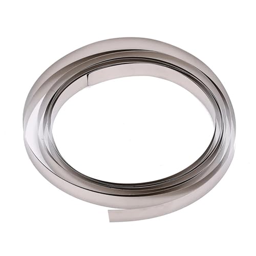 Nickelband Nickel Streifen 8 mm x 0,1/0,12/0,15 mm 2 m reines Nickel-Streifenband for Li 18650 Akku, Punktschweißen, kompatibel mit Punktschweißgerät(0.1X8mm) von ITRHJTGP