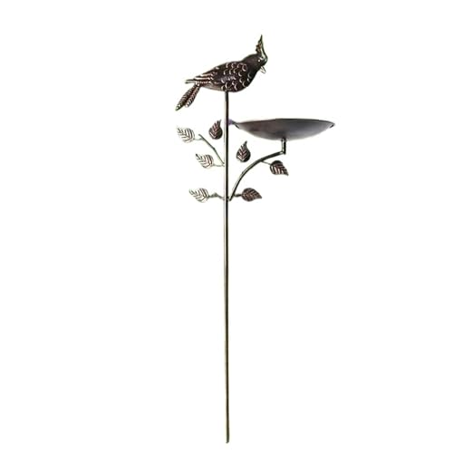Vogeltränke Vogelfutterstation aus Metall for Oriole, wasserdichtes Vogelbad for den Außenbereich, for den Gartenrasen im Hinterhof, Bodenfutterstationen, tiefes antikes Kupfer Vogeltränke Vogelfutterstation aus Metall for Oriole, wasserdichtes Vogelbad for den Außenbereich, for den Gartenrasen im Hinterhof, Bodenfutterstationen, tiefes antikes Kupfer von ITRHJTGP