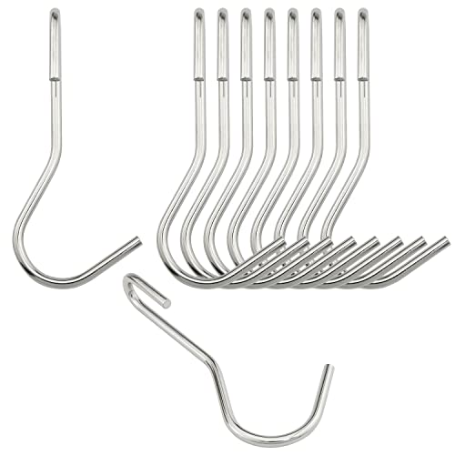 ITROLLE 10 Stück robuste S-Haken, Topfhaken, Pfannenhalter, Haken, 90 Grad drehbar, abgewinkelte Haken, Topflappen, abgewinkelter Topf, Handtüchern, Pflanzen ITROLLE 10 Stück robuste S-Haken, Topfhaken, Pfannenhalter, Haken, 90 Grad drehbar, abgewinkelte Haken, Topflappen, abgewinkelter Topf, Handtüchern, Pflanzen von ITROLLE