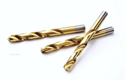HSS Bohrer Set DIN 338 - Poliert & Titanbeschichtet | Größen Ø 0,3-13,0mm | Hochleistungsstahl | Hochpräzise Bohrer für Metall, Stahl, Holz (titanbeschichtet, Ø 0,6mm) HSS Bohrer Set DIN 338 - Poliert & Titanbeschichtet | Größen Ø 0,3-13,0mm | Hochleistungsstahl | Hochpräzise Bohrer für Metall, Stahl, Holz (titanbeschichtet, Ø 0,6mm) von ITS - Profitools GERMANY