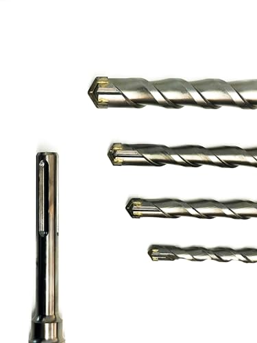 SDS Plus Bohrer Set - Steinbohrer, Betonbohrer, Hammerbohrer | 4-fach Schneide | Größenauswahl Ø 5-30mm | mit Hartmetallspitze für präzises Bohren (Ø 16mm, 1000mm) SDS Plus Bohrer Set - Steinbohrer, Betonbohrer, Hammerbohrer | 4-fach Schneide | Größenauswahl Ø 5-30mm | mit Hartmetallspitze für präzises Bohren (Ø 16mm, 1000mm) von ITS - Profitools GERMANY