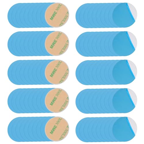 100 Stück Metallplatte für Magnete Selbstklebende Metallplatten für Toniefiguren 30mm*0.3mm Sehr Dünn Metallplatte aus magnethaftendem Edelstahl für Magnete Halterung Haftgrund von ITSNECTAR