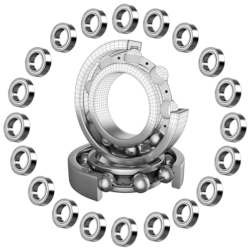 20 Stück MR52ZZ Mini Kugellager,Doppelt Geschirmt Rillenkugellager,Hochwertiger Lagerstahl für DIY, 3D-Drucker,Modellbau,Fräsmaschinen, Motoren,Verschiedene Mechanische Geräte, etc,2 * 5 * 2.5mm 20 Stück MR52ZZ Mini Kugellager,Doppelt Geschirmt Rillenkugellager,Hochwertiger Lagerstahl für DIY, 3D-Drucker,Modellbau,Fräsmaschinen, Motoren,Verschiedene Mechanische Geräte, etc,2 * 5 * 2.5mm von ITSOGOO