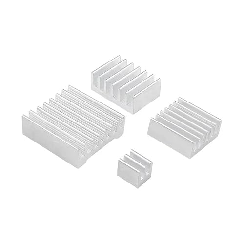 Raspberry Pi 5 Kühlkörper Set 4-teilig silber Aluminium effiziente Wärmeableitung für optimale Leistung und Langlebigkeit selbstklebend passive Raspberry Pi 5 Kühlkörper Set 4-teilig silber Aluminium effiziente Wärmeableitung für optimale Leistung und Langlebigkeit selbstklebend passive von ITSTUFF