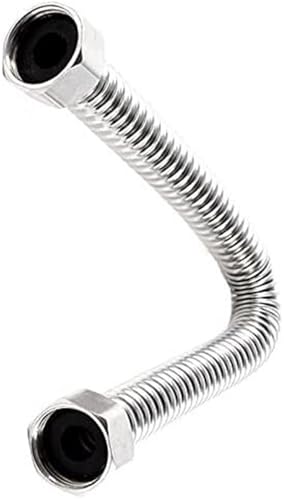 Brauseschläuche, Brauserohrschlauch, Brauseschlauch 2-teilig Badezimmer Edelstahl Brauseschlauch Brauseschlauch Silber(10cm) von ITTRUH