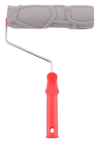 Farbroller, Muster-Farbroller, Farbrollerpinsel mit Steinstruktur und geprägtem Gummi, Handwerkzeug for den Innen- Außenbereich, Zuhause, Schlafzimmer, DIY-Wanddekorationswerkzeug, Pinsel von ITTRUH
