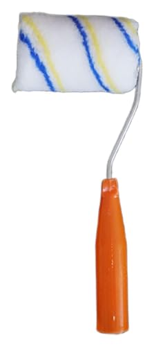 Farbroller, Muster-Farbroller, sauberer, professioneller, Farbkantenschneider mit Pinselwerkzeug, multifunktional for Wand- und Deckenmalerei im Wohnbereich(4 inch) von ITTRUH